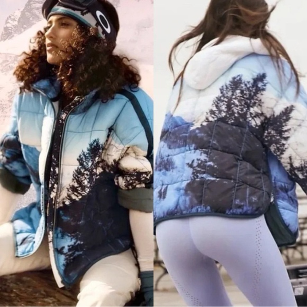 FP movement by free people Pippa packable puffer in mountain scape size XS - Picture 4 of 4